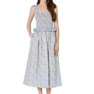 Neuflora Floral Midi/maxi Dress with Ruffle Details